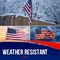American Flags for Outside 5X8 | American Flag 5x8 -Heavy Duty Nylon Flags 5x8 Outdoor with Embroidered Stars and Sewn Stripes 5x8 US Flag for High Wind- All Weather Flags